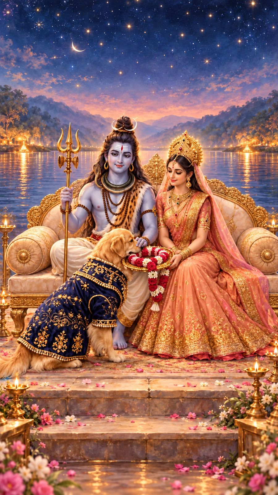 Shiva and Parvati